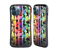 Head Case Designs Officially Licensed Miraculous Tales of Ladybug & Cat Noir Pattern Graphics Hybrid Case Compatible With Apple iPhone 13 Pro Max