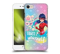Head Case Designs Officially Licensed Miraculous Tales of Ladybug & Cat Noir Trust Yourself Aqua Ladybug Hard Back Case Compatible With Apple iPhone 7/8 / SE 2020 & 2022