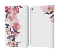 Head Case Designs Officially Licensed Monika Strigel Rose My Garden Leather Wallet Case Compatible With Apple iPad Air 13 2024/2025