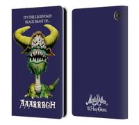 Head Case Designs Officially Licensed Monty Python Black Beast Of Aaarrrgh Key Art Leather Wallet Case Compatible With Amazon Fire 7 2022