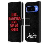 Head Case Designs Officially Licensed Monty Python Blood Devastation Death War And Horror Key Art Leather Wallet Case Compatible With Google Pixel 10