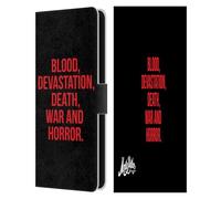 Head Case Designs Officially Licensed Monty Python Blood Devastation Death War And Horror Key Art Leather Wallet Case Compatible With Samsung Galaxy S25 FE