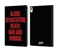 Head Case Designs Officially Licensed Monty Python Blood Devastation Death War And Horror Key Art Leather Wallet Case Compatible With Apple iPad Air 13 2024/2025