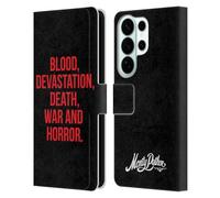 Head Case Designs Officially Licensed Monty Python Blood Devastation Death War And Horror Key Art Leather Wallet Case Compatible With Samsung Galaxy S26 Ultra