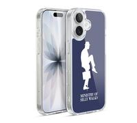 Head Case Designs Officially Licensed Monty Python Ministry Of Silly Walks Key Art Gel Case [Military Grade Protection] Compatible with Apple iPhone 17 and Compatible with MagSafe
