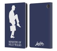 Head Case Designs Officially Licensed Monty Python Ministry Of Silly Walks Key Art Leather Wallet Case Compatible With Amazon Fire 7 2022