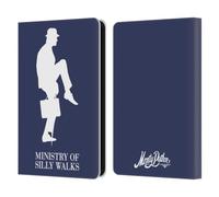 Head Case Designs Officially Licensed Monty Python Ministry Of Silly Walks Key Art Leather Wallet Case Compatible With Amazon Kindle 11th Gen (2024)