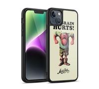 Head Case Designs Officially Licensed Monty Python My Brain Hurts Key Art Gel Armour Case [Military Grade Protection] Compatible With Apple iPhone 14 Plus