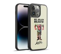 Head Case Designs Officially Licensed Monty Python My Brain Hurts Key Art Gel Armour Case [Military Grade Protection] Compatible With Apple iPhone 14 Pro Max
