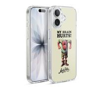 Head Case Designs Officially Licensed Monty Python My Brain Hurts Key Art Gel Case [Military Grade Protection] Compatible with Apple iPhone 17 and Compatible with MagSafe