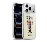 Head Case Designs Officially Licensed Monty Python My Brain Hurts Key Art Gel Case [Military Grade Protection] Compatible with Apple iPhone 17 Pro Max and Compatible with MagSafe