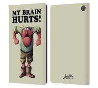 Head Case Designs Officially Licensed Monty Python My Brain Hurts Key Art Leather Wallet Case Compatible With Amazon Fire Max 11 2023