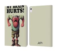 Head Case Designs Officially Licensed Monty Python My Brain Hurts Key Art Leather Wallet Case Compatible With Apple iPad Air 13 2024/2025