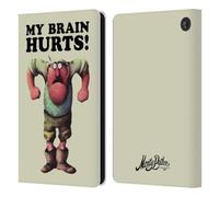 Head Case Designs Officially Licensed Monty Python My Brain Hurts Key Art Leather Wallet Case Compatible With Amazon Fire 7 2022