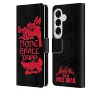 Head Case Designs Officially Licensed Monty Python None Shall Pass Key Art Leather Wallet Case Compatible With Samsung Galaxy S26