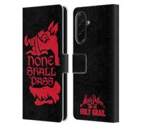 Head Case Designs Officially Licensed Monty Python None Shall Pass Key Art Leather Wallet Case Compatible With Samsung Galaxy A36 5G