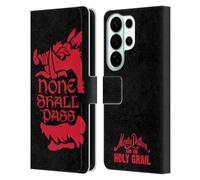 Head Case Designs Officially Licensed Monty Python None Shall Pass Key Art Leather Wallet Case Compatible With Samsung Galaxy S26 Ultra