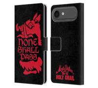 Head Case Designs Officially Licensed Monty Python None Shall Pass Key Art Leather Wallet Case Compatible With Apple iPhone 17 Air