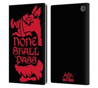 Head Case Designs Officially Licensed Monty Python None Shall Pass Key Art Leather Wallet Case Compatible With Amazon Fire Max 11 2023