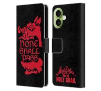 Head Case Designs Officially Licensed Monty Python None Shall Pass Key Art Leather Wallet Case Compatible With Apple iPhone 17