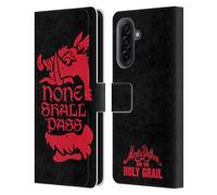 Head Case Designs Officially Licensed Monty Python None Shall Pass Key Art Leather Wallet Case Compatible With Samsung Galaxy A17 4G / 5G