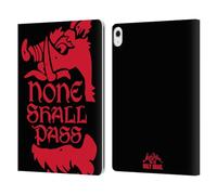 Head Case Designs Officially Licensed Monty Python None Shall Pass Key Art Leather Wallet Case Compatible With Apple iPad Air 13 2024/2025