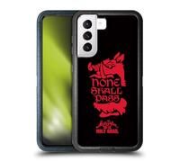 Head Case Designs Officially Licensed Monty Python None Shall Pass Key Art Ultra-Armoured Shockproof Case [Military Grade Protection] Compatible With Samsung Galaxy S21 5G