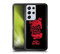 Head Case Designs Officially Licensed Monty Python None Shall Pass Key Art Ultra-Armoured Shockproof Case [Military Grade Protection] Compatible With Samsung Galaxy S21 Ultra 5G