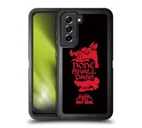 Head Case Designs Officially Licensed Monty Python None Shall Pass Key Art Ultra-Armoured Shockproof Case [Military Grade Protection] Compatible With Samsung Galaxy S21 FE 5G