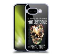 Head Case Designs Officially Licensed Motley Crue All Bad Things Final Tours Gel Case [Military Grade Protection] Compatible With Google Pixel 9A