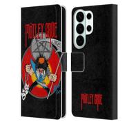 Head Case Designs Officially Licensed Motley Crue Allister Key Art Leather Wallet Case Compatible With Samsung Galaxy S26 Ultra