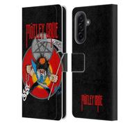 Head Case Designs Officially Licensed Motley Crue Allister Key Art Leather Wallet Case Compatible With Samsung Galaxy A17 4G / 5G