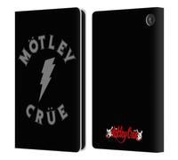 Head Case Designs Officially Licensed Motley Crue Bolt Tour Graphics Leather Wallet Case Compatible With Amazon Fire 7 2022