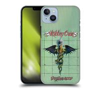 Head Case Designs Officially Licensed Motley Crue Dr. Feelgood Albums Hard Back Case Compatible With Apple iPhone 14 Plus