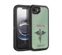 Head Case Designs Officially Licensed Motley Crue Dr. Feelgood Albums Ultra-Armoured Shockproof Case [Military Grade Protection] Compatible With Apple iPhone 16e / iPhone 17e