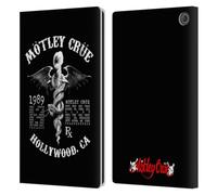 Head Case Designs Officially Licensed Motley Crue Dr. Feelgood Hollywood Tour Graphics Leather Wallet Case Compatible With Amazon Fire Max 11 2023