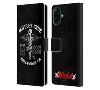 Head Case Designs Officially Licensed Motley Crue Dr. Feelgood Hollywood Tour Graphics Leather Wallet Case Compatible With Samsung Galaxy A07
