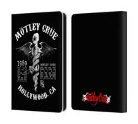 Head Case Designs Officially Licensed Motley Crue Dr. Feelgood Hollywood Tour Graphics Leather Wallet Case Compatible With Amazon Kindle 11th Gen (2024)