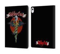Head Case Designs Officially Licensed Motley Crue Dr. Feelgood Tour Graphics Leather Wallet Case Compatible With Apple iPad Air 13 2024/2025