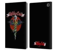 Head Case Designs Officially Licensed Motley Crue Dr. Feelgood Tour Graphics Leather Wallet Case Compatible With Amazon Fire Max 11 2023
