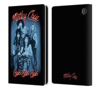 Head Case Designs Officially Licensed Motley Crue Girls Neon Key Art Leather Wallet Case Compatible With Amazon Fire 7 2022