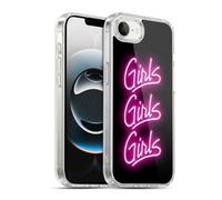 Head Case Designs Officially Licensed Motley Crue Girls Neon Logos Gel Case [Military Grade Protection] Compatible with Apple iPhone 16e / iPhone 17e and Compatible with MagSafe