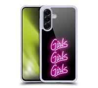 Head Case Designs Officially Licensed Motley Crue Girls Neon Logos Gel Case [Military Grade Protection] Compatible With Samsung Galaxy A56 5G