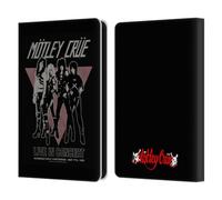 Head Case Designs Officially Licensed Motley Crue Glendale Tour Graphics Leather Wallet Case Compatible With Amazon Kindle 11th Gen (2024)
