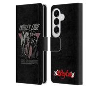 Head Case Designs Officially Licensed Motley Crue Glendale Tour Graphics Leather Wallet Case Compatible With Samsung Galaxy S26