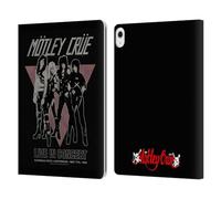 Head Case Designs Officially Licensed Motley Crue Glendale Tour Graphics Leather Wallet Case Compatible With Apple iPad Air 13 2024/2025