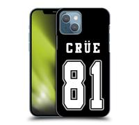 Head Case Designs Officially Licensed Motley Crue Jersey Logos Hard Back Case Compatible With Apple iPhone 13