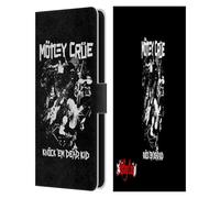 Head Case Designs Officially Licensed Motley Crue Knock 'Em Dead Tour Graphics Leather Wallet Case Compatible With Samsung Galaxy S25 FE