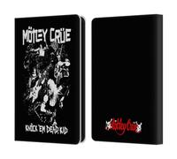 Head Case Designs Officially Licensed Motley Crue Knock 'Em Dead Tour Graphics Leather Wallet Case Compatible With Amazon Kindle 11th Gen (2024)