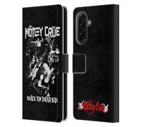 Head Case Designs Officially Licensed Motley Crue Knock 'Em Dead Tour Graphics Leather Wallet Case Compatible With Samsung Galaxy A17 4G / 5G